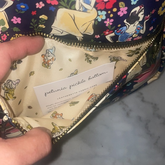 Disney’s Petunia Pickle Bottom Snow White Leatherette Backpack - Picture 7 of 9